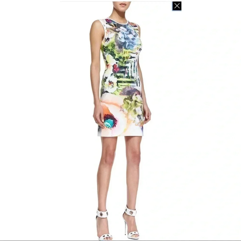 Clover Canyon Floral Maze Neoprene Dress - Picture 2 of 16
